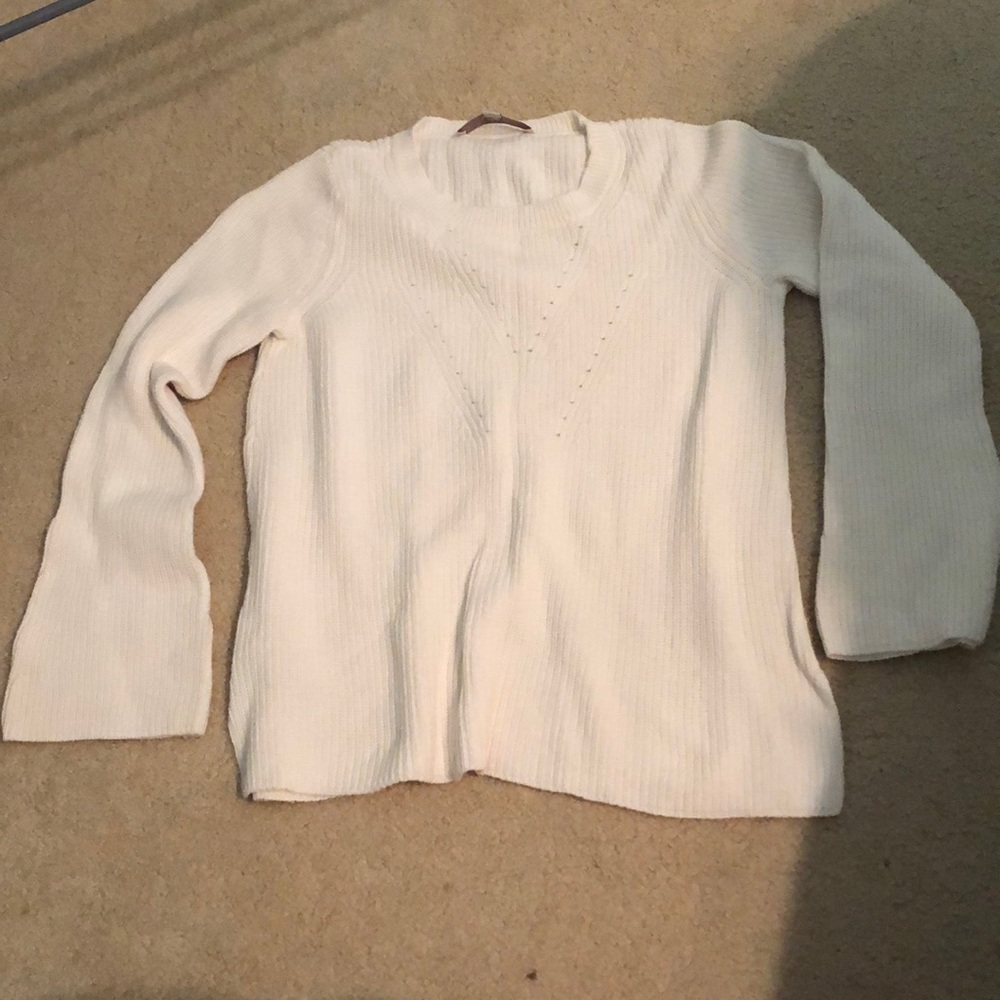 Cream sweater